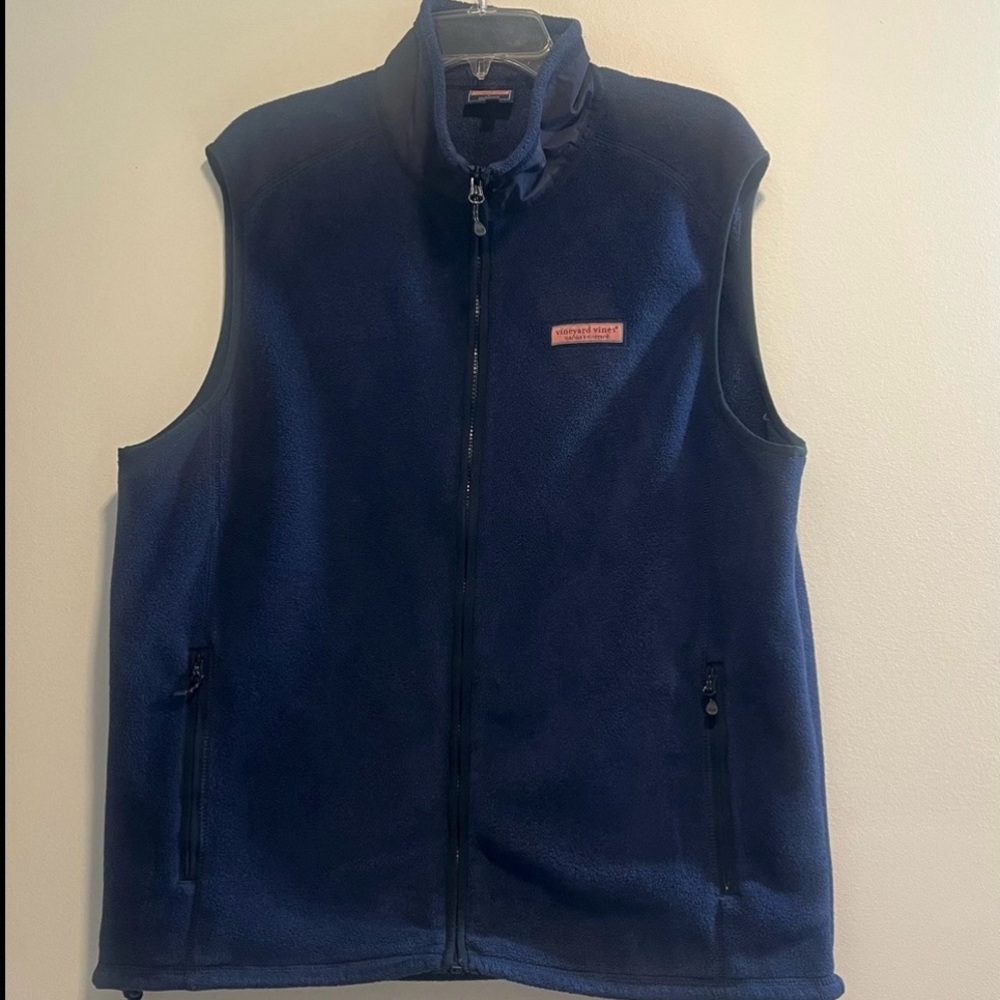 VINEYARD VINES Men's Mountain Sweater Fleece Vest - Picture 13 of 13